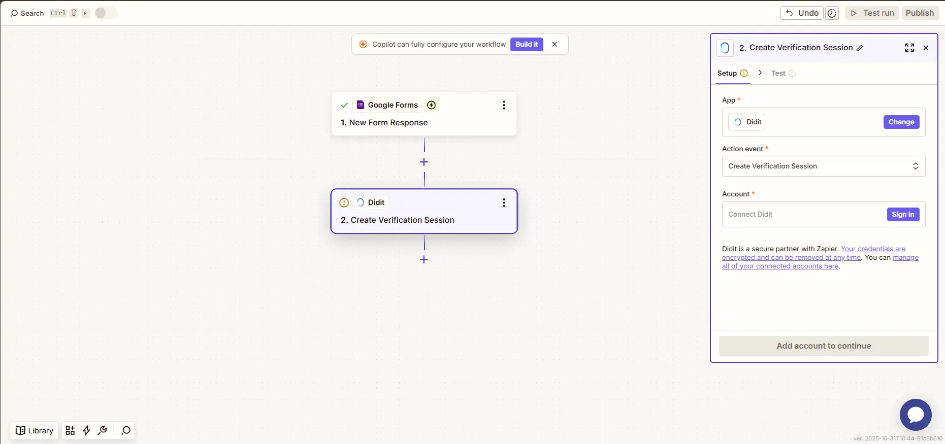Create a verification session with Didit is easy