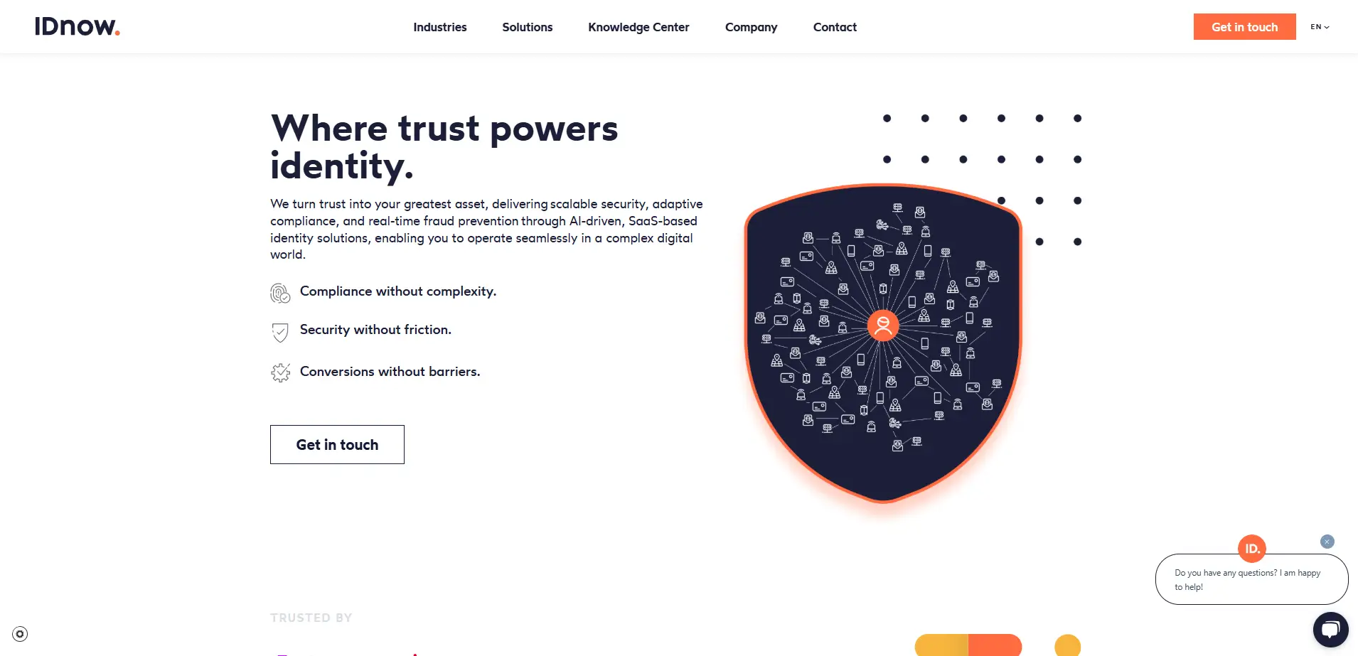 landing page idnow