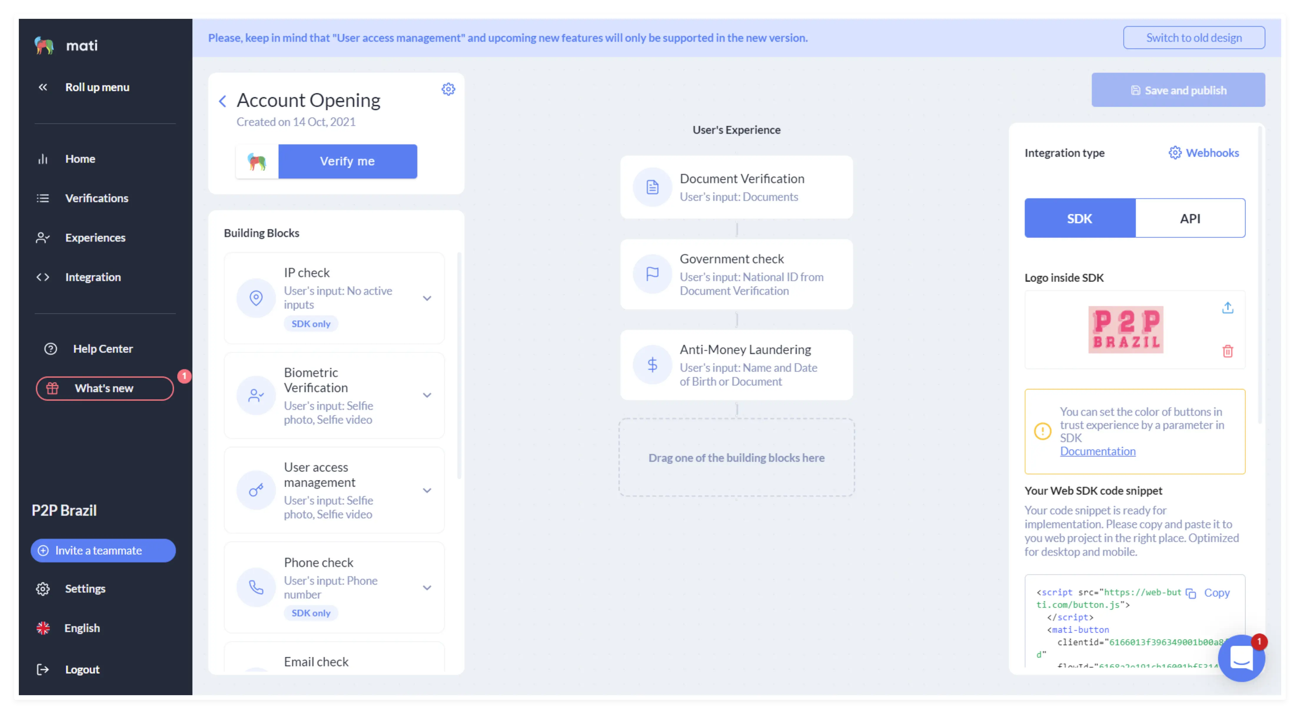 This is what MetaMap’s dashboard looks like.